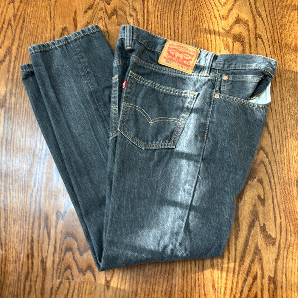 Men’s Levi’s, skinny fit grey 511 jeans, size 34/32